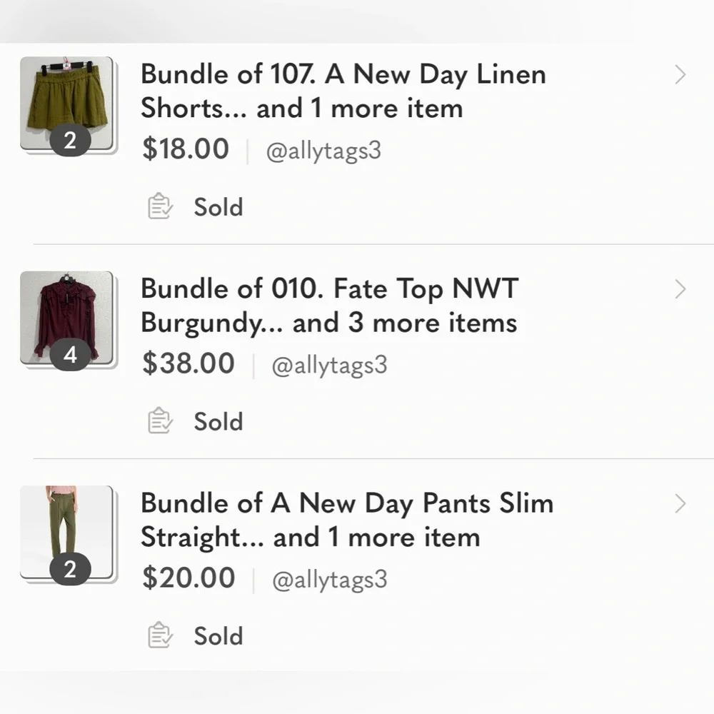 Live show bundle for @allytags3_2